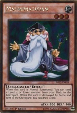 Mathematician (PGL2-EN039) - Premium Gold: Return of the Bling 1st Edition - Premium Yugioh Single from Konami - Just $0.38! Shop now at Game Crave Tournament Store