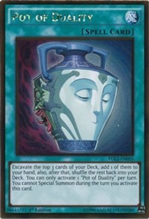 Pot of Duality (PGL2-EN055) - Premium Gold: Return of the Bling 1st Edition - Premium Yugioh Single from Konami - Just $1.10! Shop now at Game Crave Tournament Store