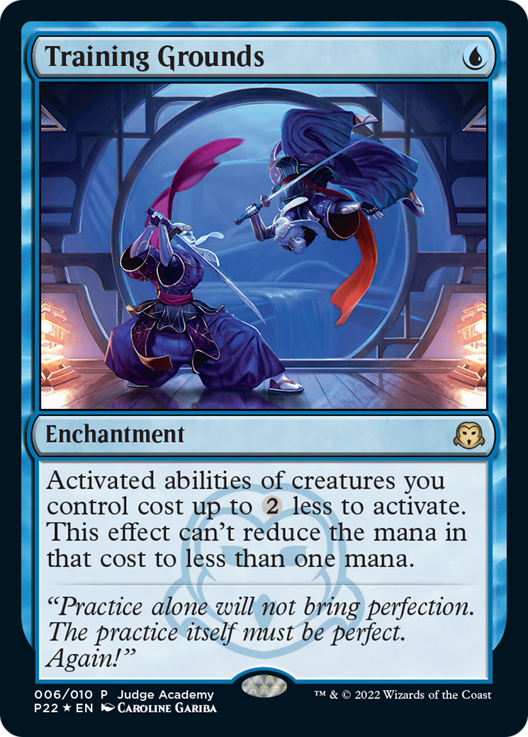 Training Grounds (P22-006) - Judge Gift Cards 2022 Foil - Premium MTG Single from Wizards of the Coast - Just $8.61! Shop now at Game Crave Tournament Store