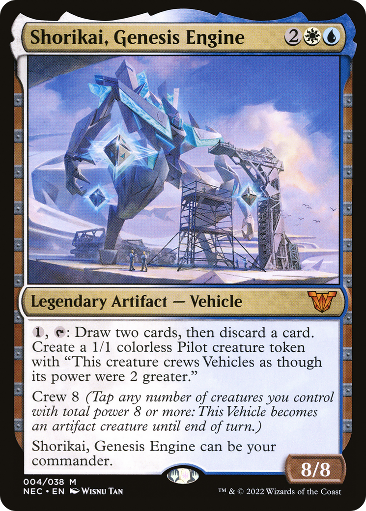 Shorikai, Genesis Engine (NEC-004) - Neon Dynasty Commander - Premium MTG Single from Wizards of the Coast - Just $1.39! Shop now at Game Crave Tournament Store