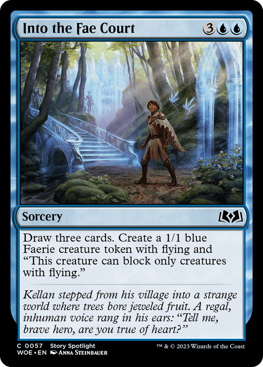 Into the Fae Court (WOE-057) - Wilds of Eldraine - Premium MTG Single from Wizards of the Coast - Just $0.08! Shop now at Game Crave Tournament Store