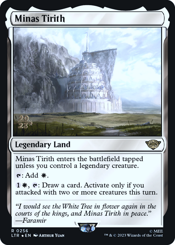 Minas Tirith (PLTR-256S) - Tales of Middle-earth Promos Foil - Premium MTG Single from Wizards of the Coast - Just $2.55! Shop now at Game Crave Tournament Store