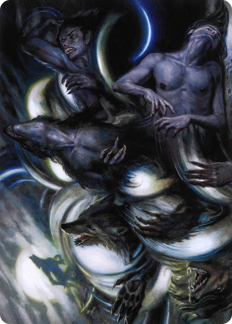 Lunar Rejection // Lunar Rejection (AVOW-023) - Crimson Vow Art Series (Borderless) - Premium MTG Single from Wizards of the Coast - Just $0! Shop now at Game Crave Tournament Store