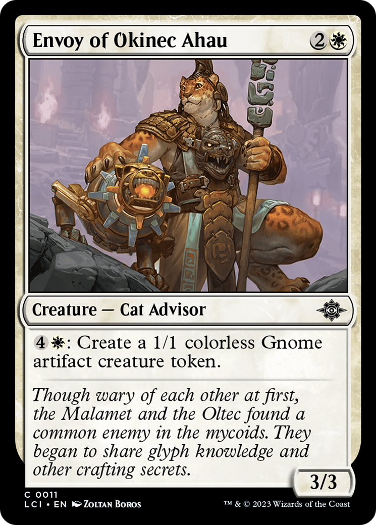 Envoy of Okinec Ahau (LCI-011) - The Lost Caverns of Ixalan - Premium MTG Single from Wizards of the Coast - Just $0.08! Shop now at Game Crave Tournament Store