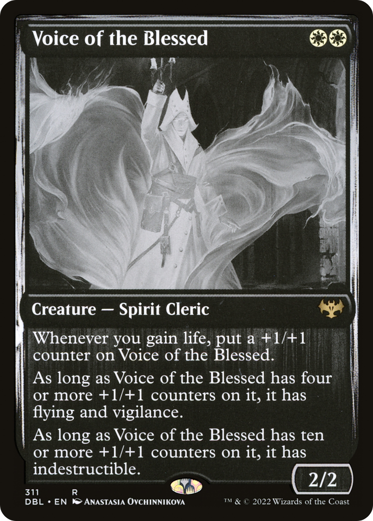 Voice of the Blessed (DBL-311) - Innistrad: Double Feature Foil - Premium MTG Single from Wizards of the Coast - Just $1.43! Shop now at Game Crave Tournament Store