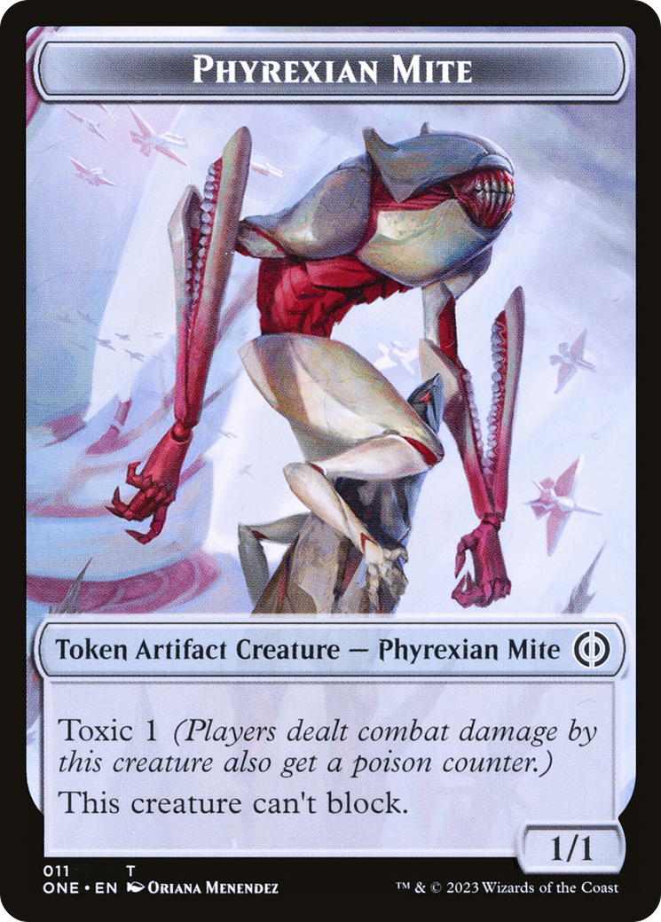 Phyrexian Mite (TONE-011) - Phyrexia: All Will Be One Tokens Foil - Premium MTG Single from Wizards of the Coast - Just $0! Shop now at Game Crave Tournament Store