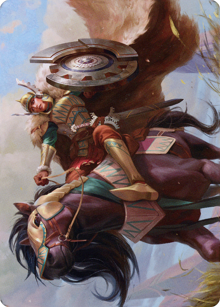 Knight of Dawn's Light // Knight of Dawn's Light (ADMU-010) - Dominaria United Art Series (Borderless) - Premium MTG Single from Wizards of the Coast - Just $0! Shop now at Game Crave Tournament Store