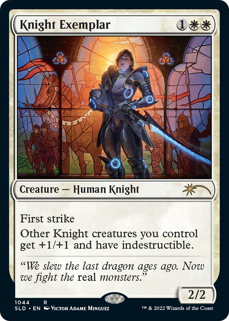 Knight Exemplar (SLD-1044) - Secret Lair Drop - Premium MTG Single from Wizards of the Coast - Just $4.34! Shop now at Game Crave Tournament Store