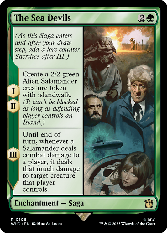 The Sea Devils (WHO-108) - Doctor Who - Premium MTG Single from Wizards of the Coast - Just $0.08! Shop now at Game Crave Tournament Store