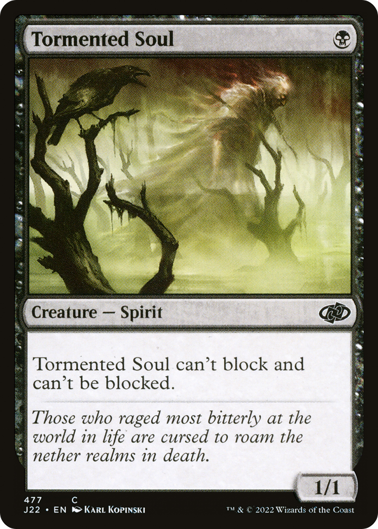Tormented Soul (J22-477) - Jumpstart 2022 - Premium MTG Single from Wizards of the Coast - Just $0.25! Shop now at Game Crave Tournament Store