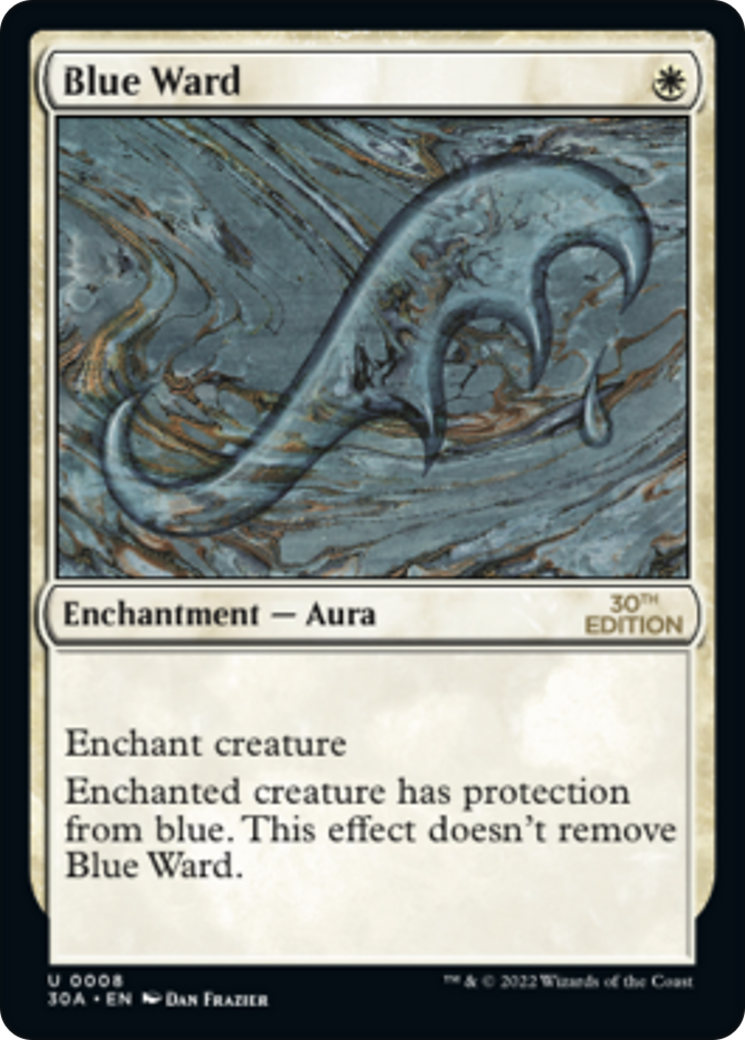 Blue Ward (30A-008) - 30th Anniversary Edition - Premium MTG Single from Wizards of the Coast - Just $0.85! Shop now at Game Crave Tournament Store