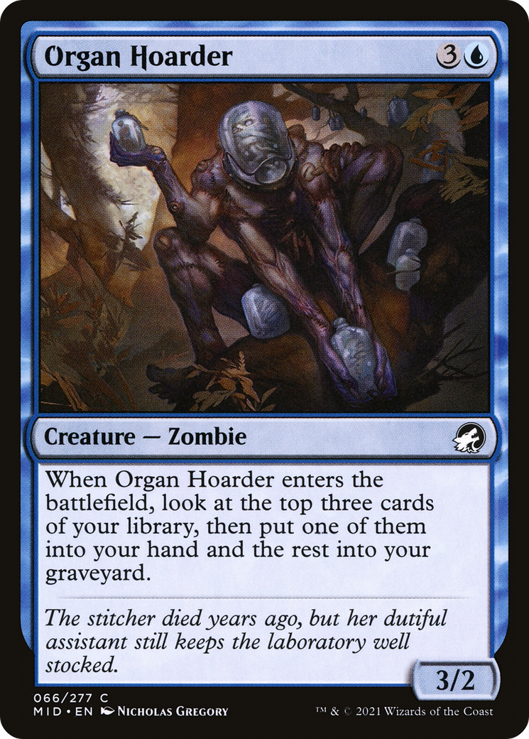 Organ Hoarder (MID-066) - Innistrad: Midnight Hunt - Premium MTG Single from Wizards of the Coast - Just $0.08! Shop now at Game Crave Tournament Store