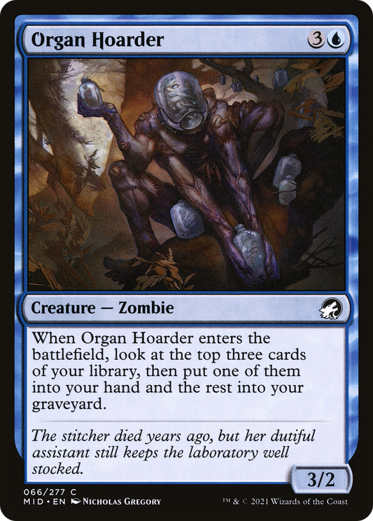 Organ Hoarder (MID-066) - Innistrad: Midnight Hunt - Premium MTG Single from Wizards of the Coast - Just $0.08! Shop now at Game Crave Tournament Store