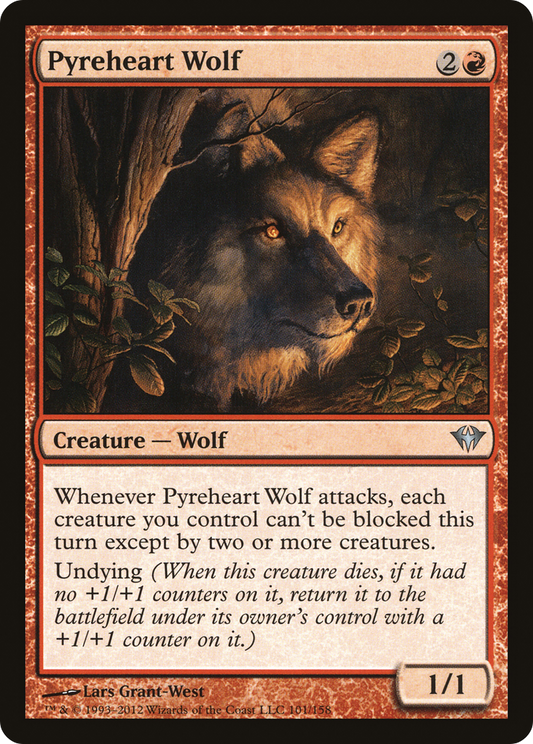 Pyreheart Wolf (DKA-101) - Dark Ascension - Premium MTG Single from Wizards of the Coast - Just $0.08! Shop now at Game Crave Tournament Store