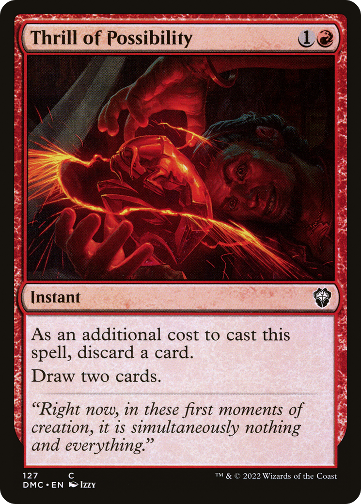 Thrill of Possibility (DMC-127) - Dominaria United Commander - Premium MTG Single from Wizards of the Coast - Just $0.25! Shop now at Game Crave Tournament Store