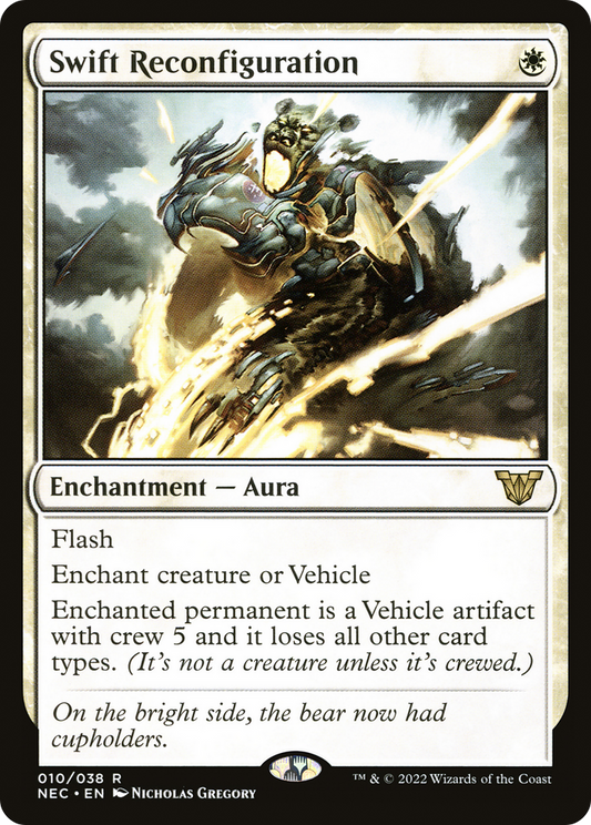 Swift Reconfiguration (NEC-010) - Neon Dynasty Commander - Premium MTG Single from Wizards of the Coast - Just $2.31! Shop now at Game Crave Tournament Store