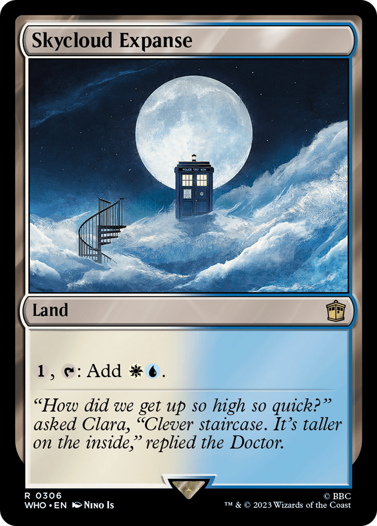 Skycloud Expanse (WHO-306) - Doctor Who - Premium MTG Single from Wizards of the Coast - Just $0.08! Shop now at Game Crave Tournament Store
