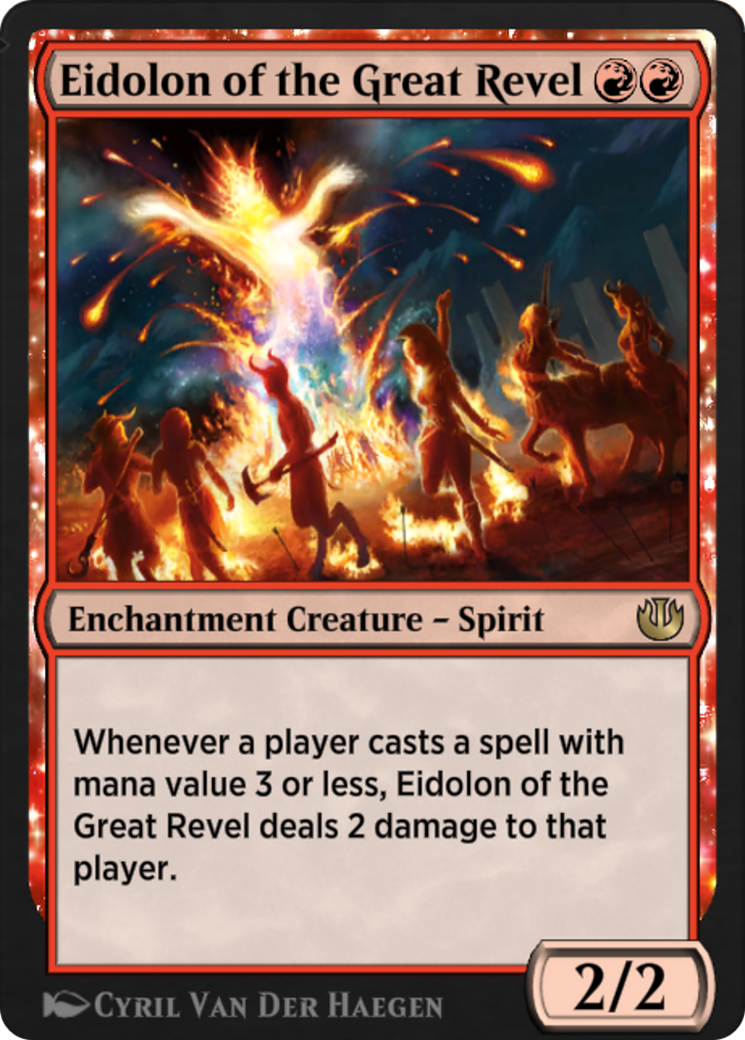 Eidolon of the Great Revel (EA2-012) - Explorer Anthology 2: (nyxtouched) - Premium MTG Single from Wizards of the Coast - Just $0! Shop now at Game Crave Tournament Store