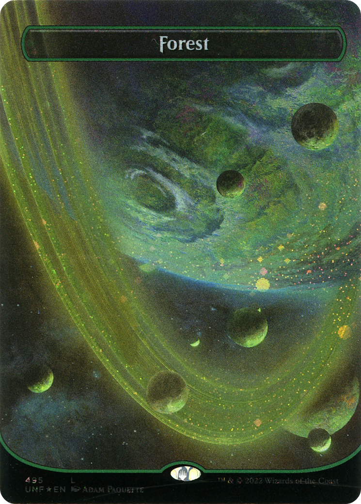 Forest (UNF-495) - Unfinity Foil - Premium MTG Single from Wizards of the Coast - Just $2.09! Shop now at Game Crave Tournament Store