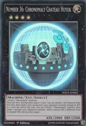 Number 36: Chronomaly Chateau Huyuk (WSUP-EN002) - World Superstars 1st Edition - Premium Yugioh Single from Konami - Just $0.25! Shop now at Game Crave Tournament Store
