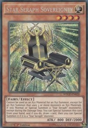 Star Seraph Sovereignty (WSUP-EN020) - World Superstars 1st Edition - Premium Yugioh Single from Konami - Just $0.46! Shop now at Game Crave Tournament Store