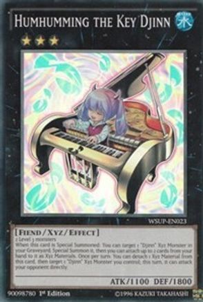 Humhumming the Key Djinn (WSUP-EN023) - World Superstars 1st Edition - Premium Yugioh Single from Konami - Just $0.08! Shop now at Game Crave Tournament Store
