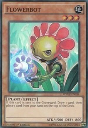 Flowerbot (WSUP-EN036) - World Superstars 1st Edition - Premium Yugioh Single from Konami - Just $0.08! Shop now at Game Crave Tournament Store