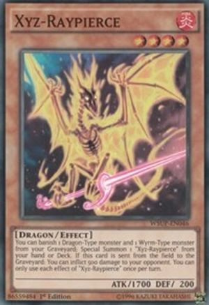 Xyz-Raypierce (WSUP-EN046) - World Superstars 1st Edition - Premium Yugioh Single from Konami - Just $0.25! Shop now at Game Crave Tournament Store