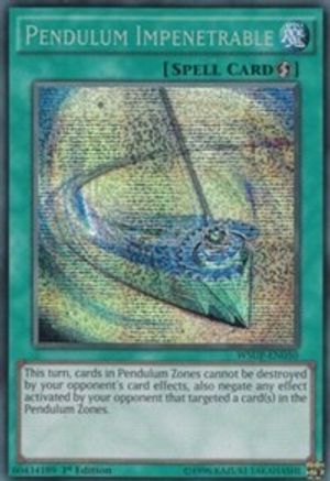 Pendulum Impenetrable (WSUP-EN050) - World Superstars 1st Edition - Premium Yugioh Single from Konami - Just $0.25! Shop now at Game Crave Tournament Store
