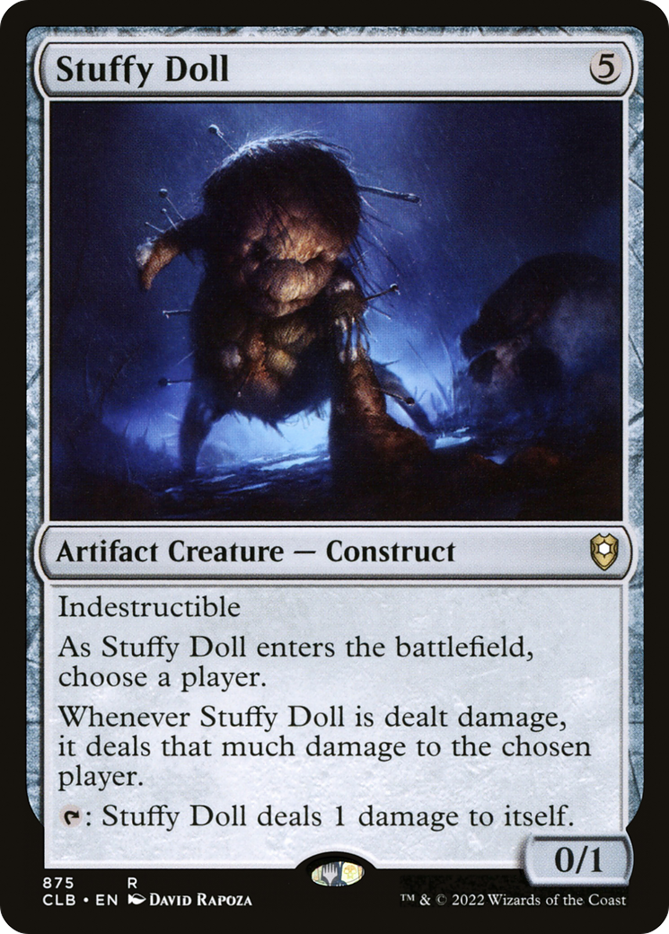 Stuffy Doll (CLB-875) - Commander Legends: Battle for Baldur's Gate - Premium MTG Single from Wizards of the Coast - Just $3.41! Shop now at Game Crave Tournament Store