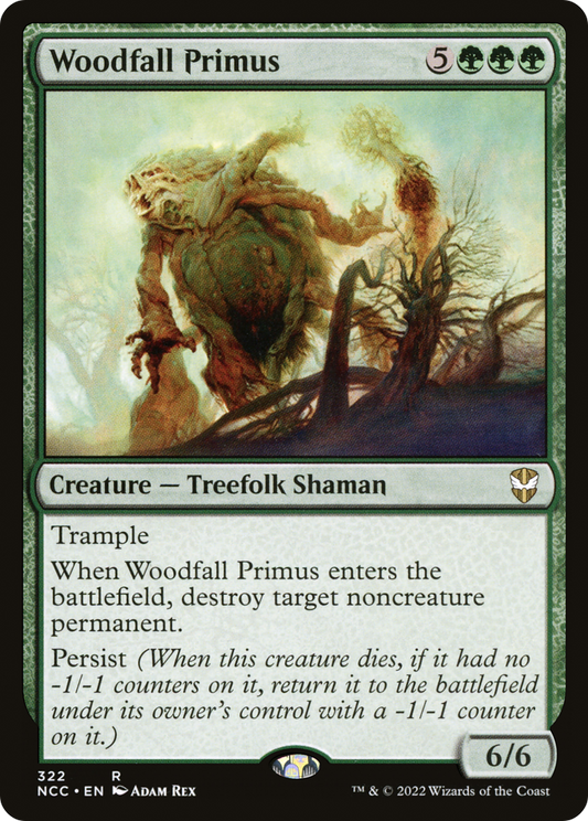 Woodfall Primus (NCC-322) - New Capenna Commander - Premium MTG Single from Wizards of the Coast - Just $0.90! Shop now at Game Crave Tournament Store