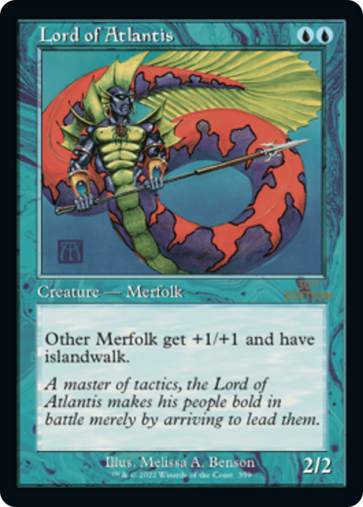 Lord of Atlantis (30A-359) - 30th Anniversary Edition - Premium MTG Single from Wizards of the Coast - Just $35.86! Shop now at Game Crave Tournament Store