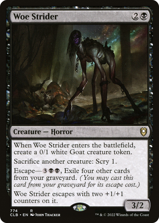 Woe Strider (CLB-774) - Commander Legends: Battle for Baldur's Gate - Premium MTG Single from Wizards of the Coast - Just $0.08! Shop now at Game Crave Tournament Store