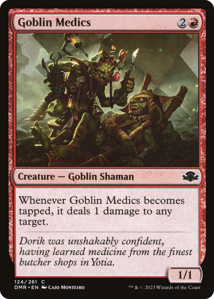 Goblin Medics (DMR-124) - Dominaria Remastered - Premium MTG Single from Wizards of the Coast - Just $0.08! Shop now at Game Crave Tournament Store