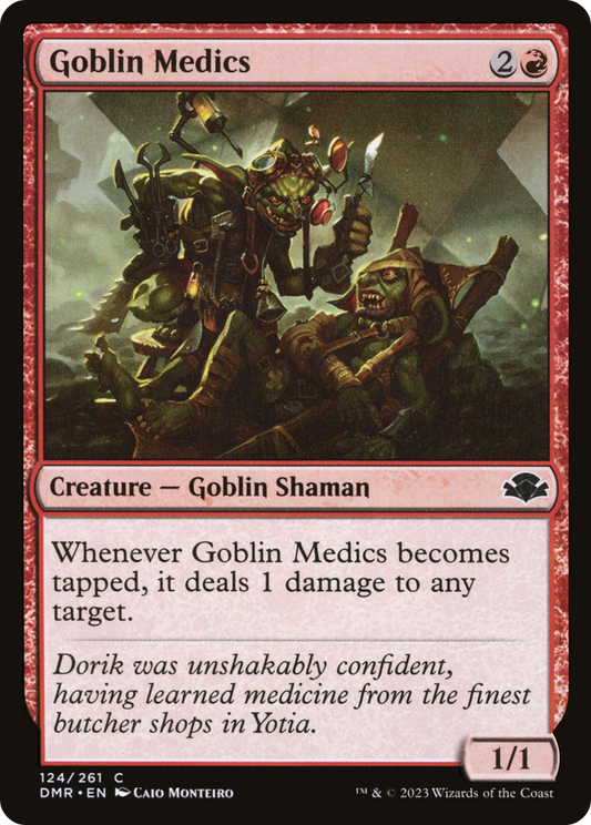 Goblin Medics (DMR-124) - Dominaria Remastered - Premium MTG Single from Wizards of the Coast - Just $0.08! Shop now at Game Crave Tournament Store