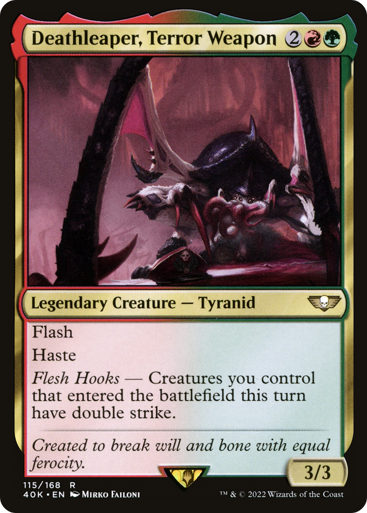 Deathleaper, Terror Weapon (40K-115) - Warhammer 40,000 Commander - Premium MTG Single from Wizards of the Coast - Just $0.29! Shop now at Game Crave Tournament Store