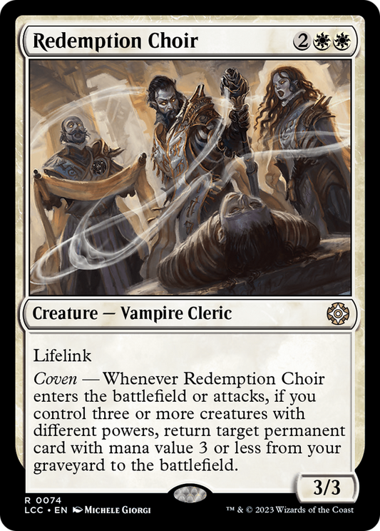 Redemption Choir (LCC-074) - The Lost Caverns of Ixalan Commander - Premium MTG Single from Wizards of the Coast - Just $0.08! Shop now at Game Crave Tournament Store