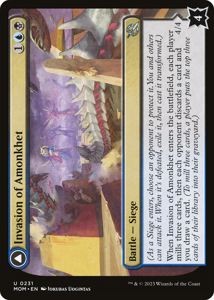Invasion of Amonkhet // Lazotep Convert (MOM-231) - March of the Machine - Premium MTG Single from Wizards of the Coast - Just $0.08! Shop now at Game Crave Tournament Store