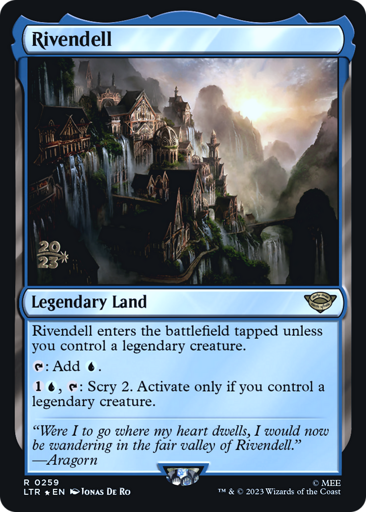 Rivendell (PLTR-259S) - Tales of Middle-earth Promos Foil - Premium MTG Single from Wizards of the Coast - Just $0.67! Shop now at Game Crave Tournament Store