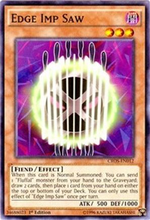 Edge Imp Saw (CROS-EN012) - Crossed Souls Unlimited - Premium Yugioh Single from Konami - Just $0.25! Shop now at Game Crave Tournament Store