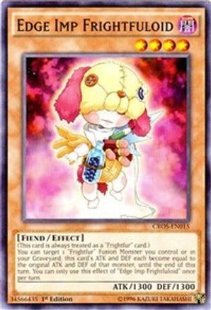 Edge Imp Frightfuloid (CROS-EN015) - Crossed Souls 1st Edition - Premium Yugioh Single from Konami - Just $0.25! Shop now at Game Crave Tournament Store