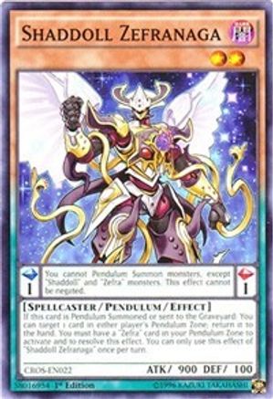 Shaddoll Zefranaga (CROS-EN022) - Crossed Souls Unlimited - Premium Yugioh Single from Konami - Just $0.25! Shop now at Game Crave Tournament Store