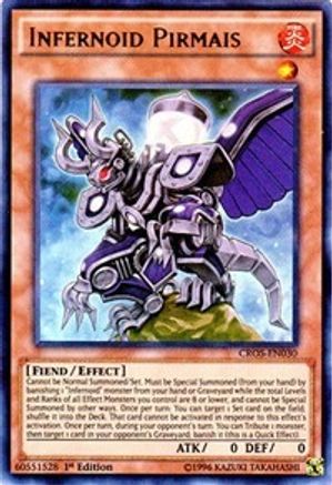 Infernoid Pirmais (CROS-EN030) - Crossed Souls Unlimited - Premium Yugioh Single from Konami - Just $1.11! Shop now at Game Crave Tournament Store