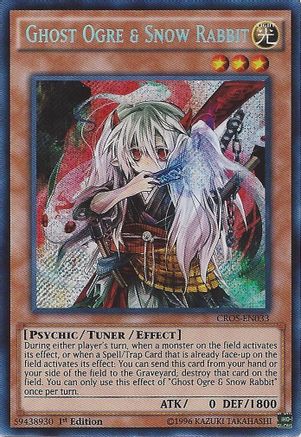 Ghost Ogre & Snow Rabbit (CROS-EN033) - Crossed Souls Unlimited - Premium Yugioh Single from Konami - Just $10.67! Shop now at Game Crave Tournament Store