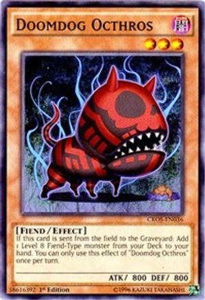 Doomdog Octhros (CROS-EN036) - Crossed Souls Unlimited - Premium Yugioh Single from Konami - Just $0.23! Shop now at Game Crave Tournament Store