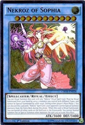 Nekroz of Sophia (UTR) (CROS-EN038) - Crossed Souls Unlimited - Premium Yugioh Single from Konami - Just $3.57! Shop now at Game Crave Tournament Store