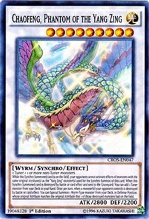 Chaofeng, Phantom of the Yang Zing (CROS-EN047) - Crossed Souls 1st Edition - Premium Yugioh Single from Konami - Just $1.12! Shop now at Game Crave Tournament Store