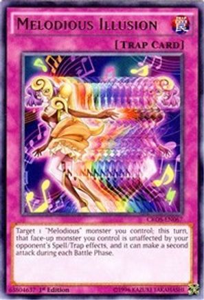 Melodious Illusion (CROS-EN067) - Crossed Souls Unlimited - Premium Yugioh Single from Konami - Just $0.39! Shop now at Game Crave Tournament Store