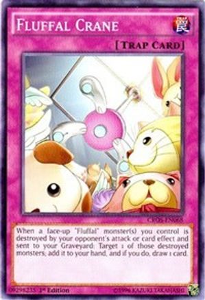 Fluffal Crane (CROS-EN068) - Crossed Souls Unlimited - Premium Yugioh Single from Konami - Just $0.25! Shop now at Game Crave Tournament Store