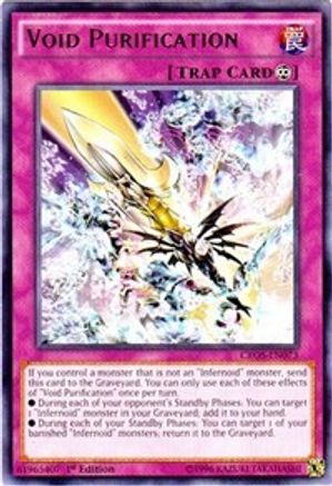 Void Purification (CROS-EN073) - Crossed Souls 1st Edition - Premium Yugioh Single from Konami - Just $0.27! Shop now at Game Crave Tournament Store